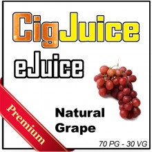 CigJuice -- Natural Grape | 30 ml Bottles
